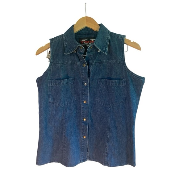 Twin Motorcycle Apparel Denim Daytona Bike Week Shirt - Picture 4 of 7